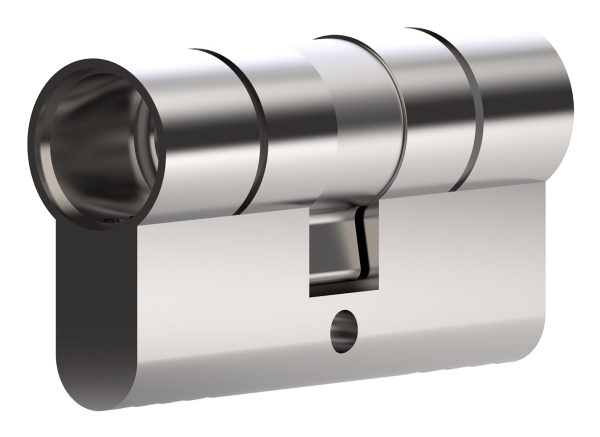 2N 11204313535, Europrofilcylinder, Rostfritt stål, Nickel, 1 styck | Huset - Säkerhet & Larm - Lås | GameStuff