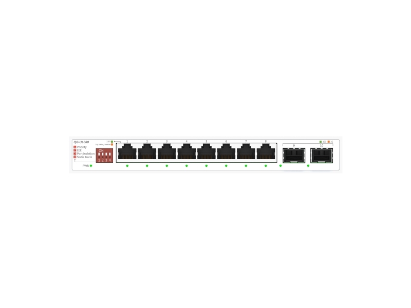 Asus Qg-U1080 - Switch - Ikke Administreret - 5 X 2.5Gbase-T - Desktop