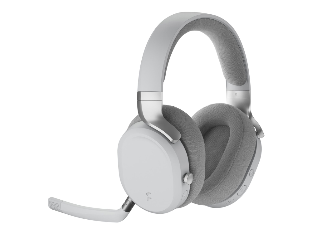 Fractal Design Scape - Headset - fullstorlek - Bluetooth/radiofrekvens 2,4 GHz - trådlös, kabelansluten - USB-C - ljust | TV, Ljud & Bild - Hörlurar & Mikrofoner | GameStuff