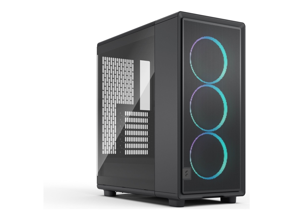 Fractal Design Epoch, Midi Tower, Pc, Schwarz, Atx, Micro Atx, Mini-Itx, Stahl, Gehärtetes Glas, Gaming