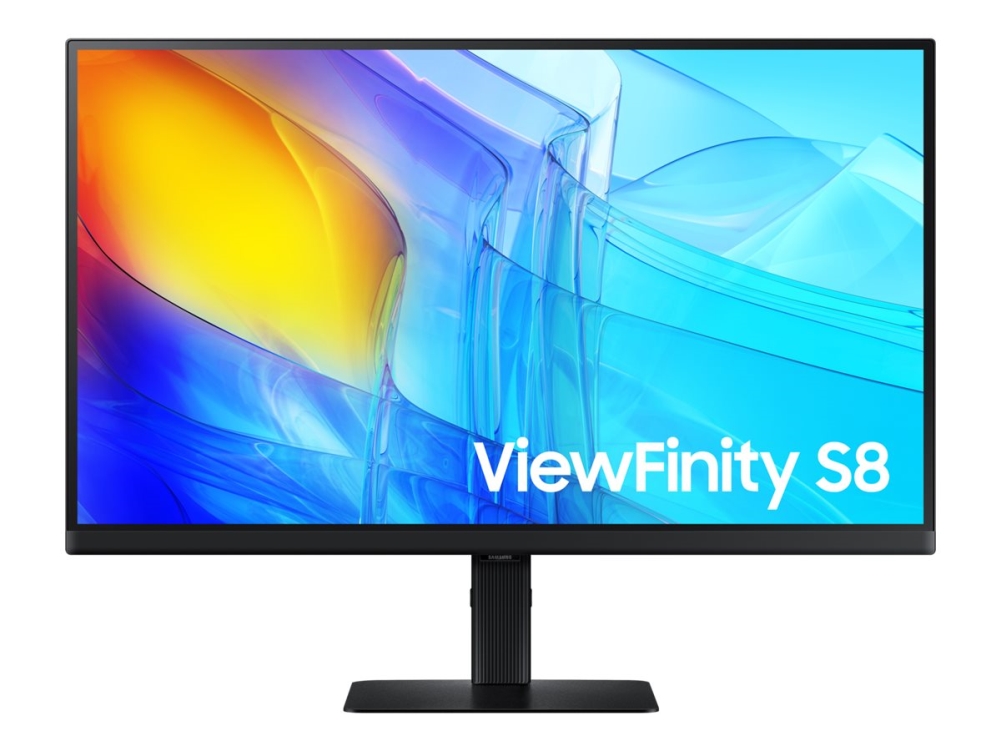 Samsung ViewFinity S8 S27D804EEU - S80D Series - LED-skärm - 27 - 3840 x 2160 4K UHD (2160p) @ 60 Hz - IPS - 350 cd/m² - 1000:1 - HDR10 - 5 ms - HDMI, DisplayPort - svart | Datorer & Surfplattor - Datorer - tillbehör - Bildskärmar | GameStuff