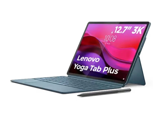 Lenovo Yoga Tab Plus ZAEG - Surfplatta - Android 14 eller senare - 256 GB UFS card - 12.7 LTPS (2944 x 1840) - tidal teal - med Lenovo 2-i-1-tangentbordsset + Tab Pen Pro | Datorer & Surfplattor - Surfplattor - Android Surfplattor | GameStuff