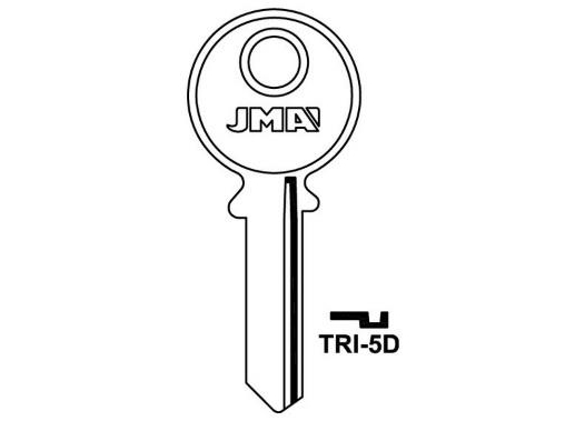 Tri-Bio BLANK KEY TRC30 (TRI-5D) TRI CIRCL