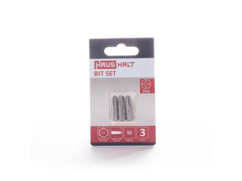 Bosch Bits Til Skruetrækker Ph3x25 Mm 3 Stk