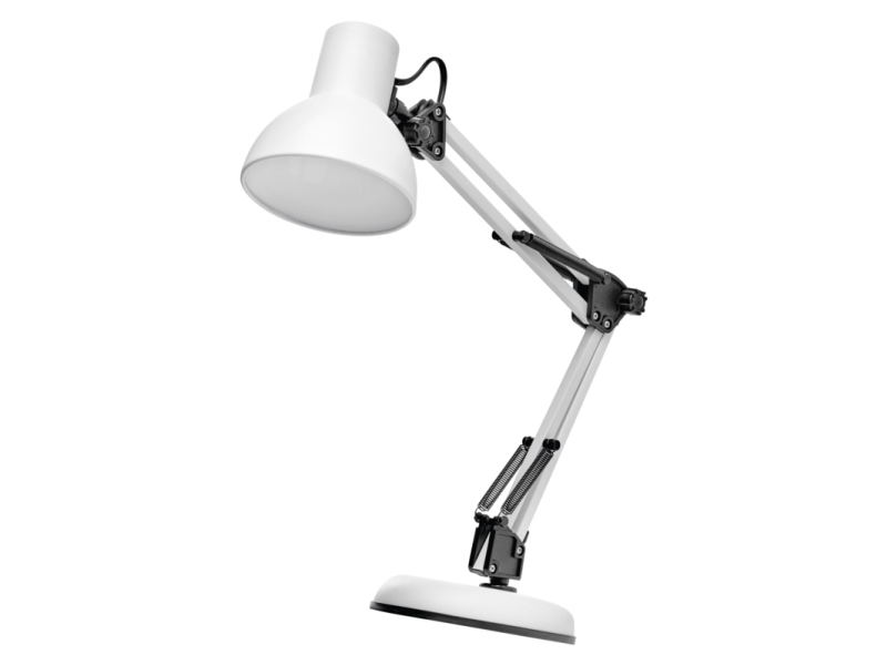 Emos Z7609w, Hvid, Metal, Ip20, E27, 1 Pære(R ), 1,5 M