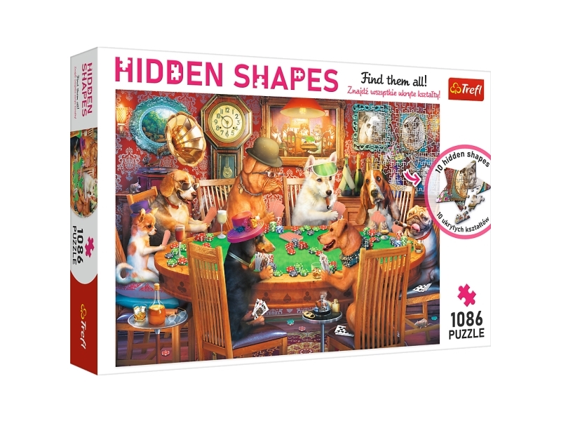 Trefl Puzzle Versteckte Formen Game Night 1086 Teile
