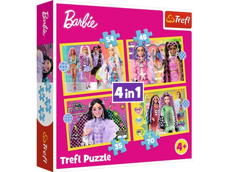 Trefl Barbie Happy World Of, 54 Stück(E), Spielzeug, 4 Jahr(E)