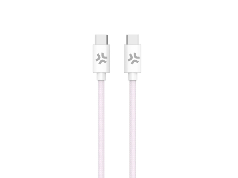 Celly Usbcusbccottpk, 1,5 M, Usb C, Usb C, Rosa, Weiß