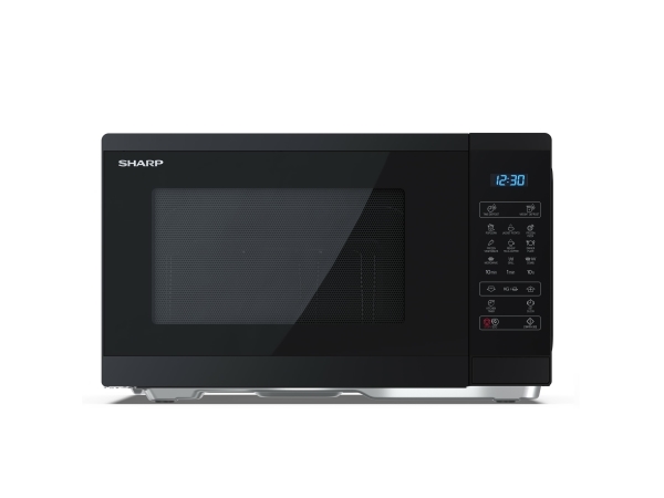 Sharp YC-MG252AE-B, Bordplade, Grill mikroovn, 25 L, 900 W, Indbygget skærm, LED