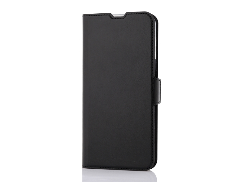 Wave Bookcase -Suojakotelo, Samsung Galaxy A14, Musta
