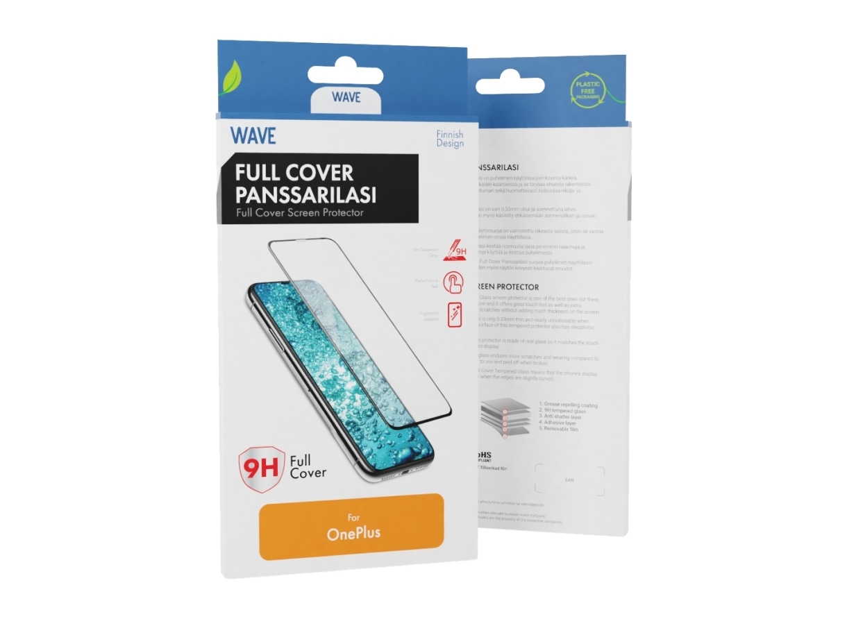 Wave -Fc-Op-10T-Bk, Oneplus, 10T, Kratzresistent, Schwarz, Transparent, 1 Stück(E)