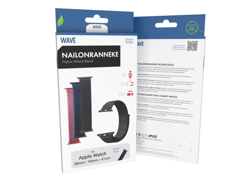 Wave -Nb-Aw-3840-Bk, Uhrenarmband, Apple, 1 Stück(E)