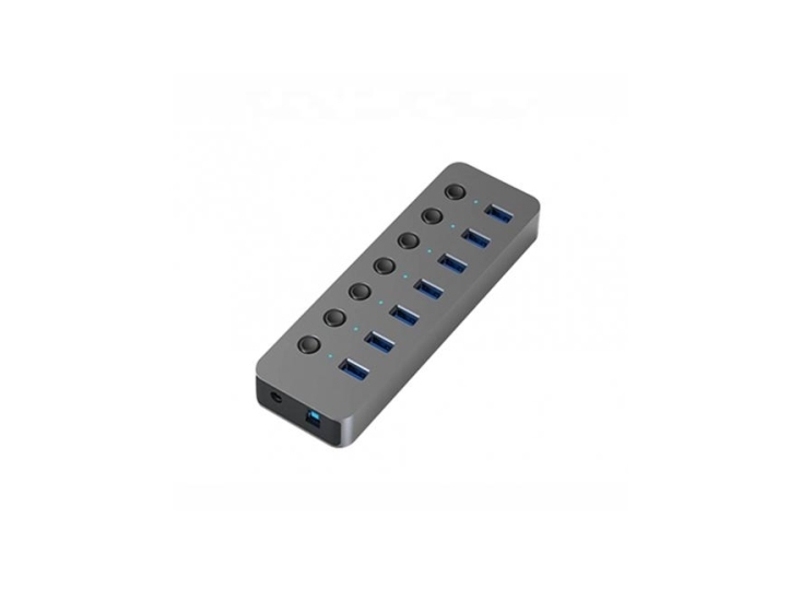 Extra Digital Adapter Usb A 3.0 - 7 X Usb 3.0 Mit Schalter