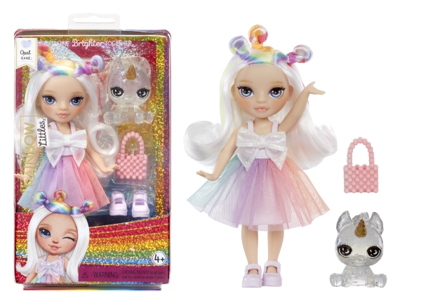 Rainbow High Littles Dolls- Opal (Rainbow), modedocka, flicka, 4 år, pojke/flicka, 13,9 mm, flerfärgad | Leksaker - Figurer & Dockor | GameStuff