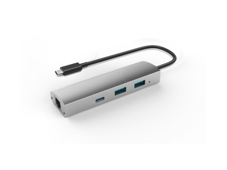 Extra Digital Ca910557, Usb 3.2 Gen 1 (3.1 Gen 1) Type-C, Rj-45, Usb 3.2 Gen 2 (3.1 Gen 2) Type-A, Usb 3.2 Gen 2 (3.1 Gen 2) Type-C, 5000 Mbit/S, Gra