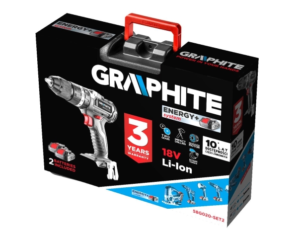 Graphite 58G020-SET2, 205 mm, 1 stk | Elverktyg - DIY - Elverktyg 230V - Borrmaskin | GameStuff