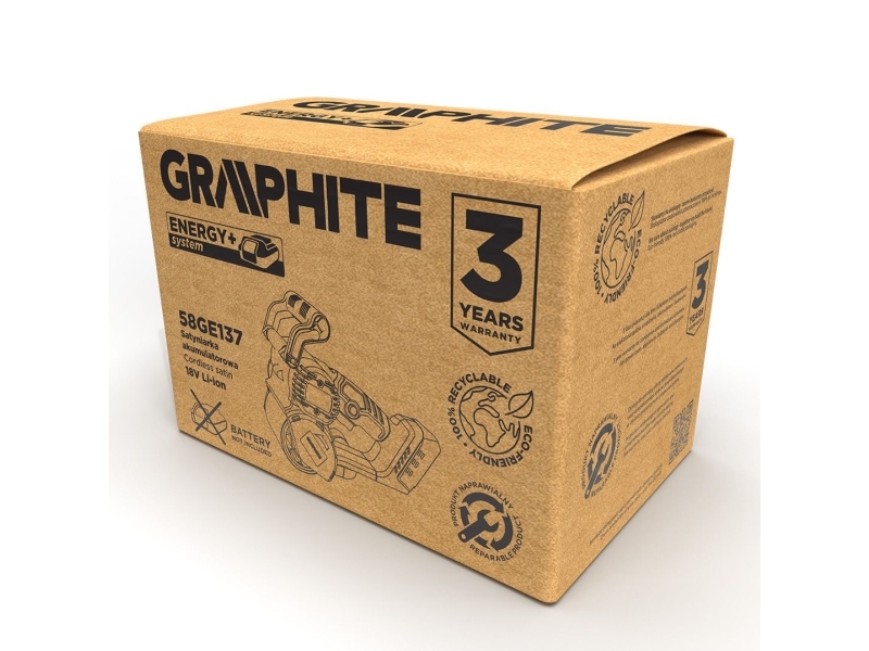 Graphite 58GE137, 332 mm, 2,4 kg, 1 styck | Bilvård & Biltillbehör - Exteriör Bilvård - Polermaskiner | GameStuff