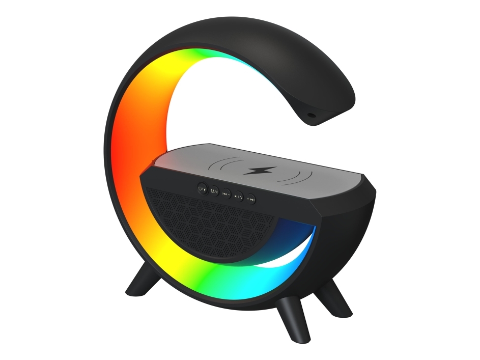 Activejet Aje-Solo Rgb Led-Musikleuchte, Schwarz, Kunststoff, Universal, Modern, Ip20, Solo