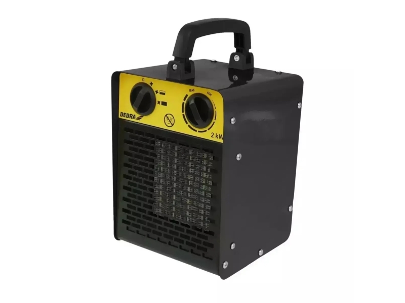 Dedra Ded9930c1, Elektrischer Konvektor-Raumheizer, Schwarz, 2000 W, 20 M², 2000 W, 230 V