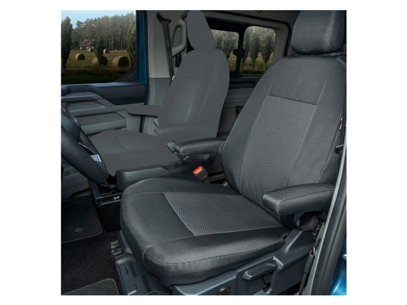 Sædeovertræk førerside 2xarmlæn Transit Custom,T7 2024-