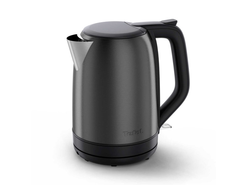 Tefal Subito KO5S08E0, 1,7 l, 2400 W, Svart, Rostfritt stål, Rostfritt stål, Justerbar termostat, Vattennivå indikator | Köksapparater - Juice, is och vatten - Vattenkokare | GameStuff