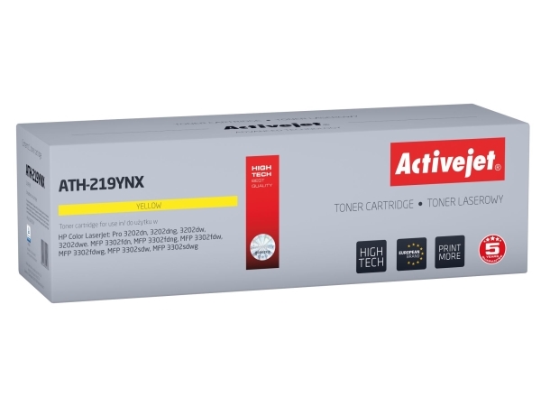 Activejet Ath-219Ynx, 2500 Sider, Gul, 1 Stk