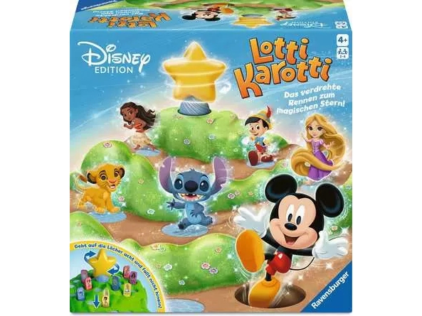 Ravensburger Lotti Karotti - Disney Edition, Brettspiel, 4 Jahr(E), 20 Min