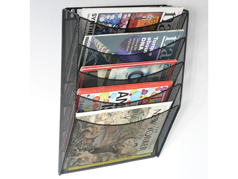 Q-CONNECT KF04726, Svart, A4, 5 galler, 315 mm, 93 mm, 440 mm | Möbler - Tillbehör - Kontorsförvaring | GameStuff