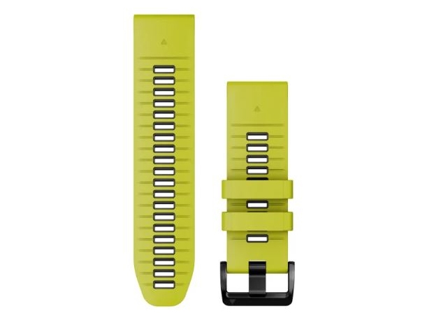 Garmin Quickfit 26, Band, Smartwatch, Grafit, Lime, Garmin, Silikone, Sort