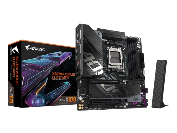 GIGABYTE X870M AORUS ELITE WIFI7 AMD X870 Gniazdo AM5 mikro ATX