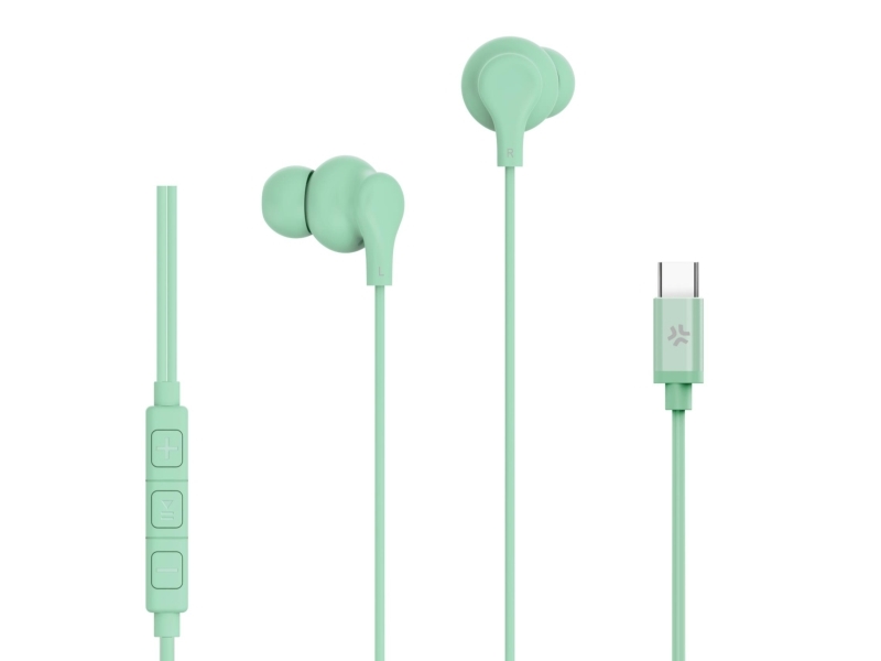 Kopfhörer In-Ear Kabel Usb-C Up1600 Hellgrün