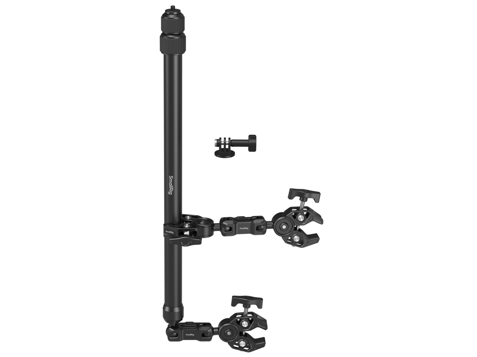 SmallRig 5459, Kamerabeslag, Sort, Aluminium, Tubes / poles: 14–58mm / 0.5–2.3 in diameter 2. Flat surfaces: =58mm / 2.3 thickness, 84,5 mm, 35 mm
