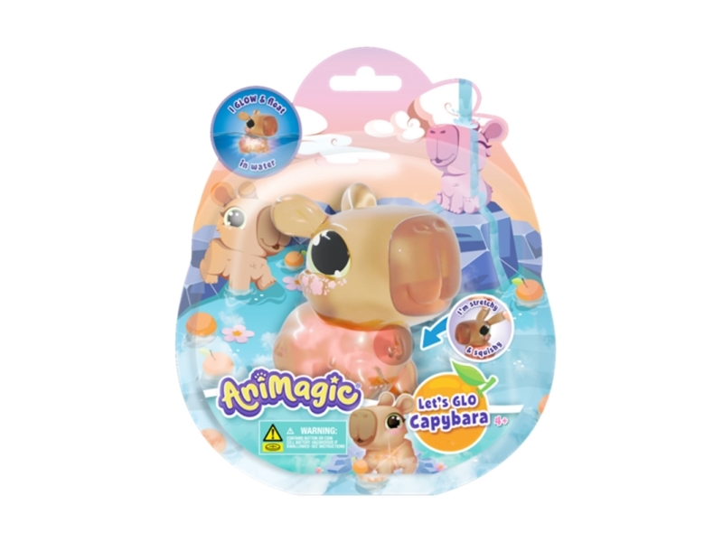 Goliath Animagic Let''s Glo Capybara, 4 År, Brun