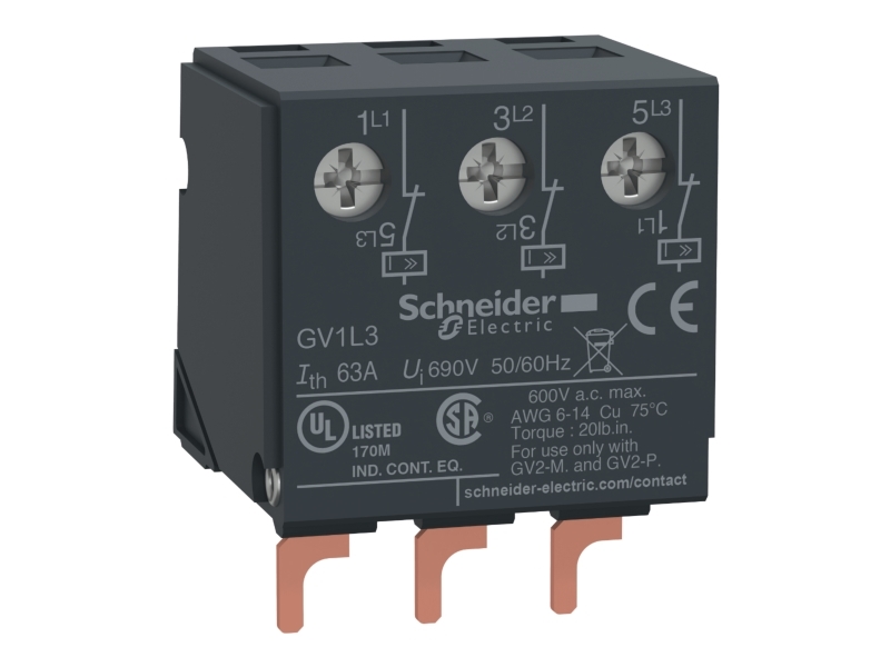 Schneider Electric GV1L3 | EL Artiklar - Elcentral - Strömbrytare | GameStuff