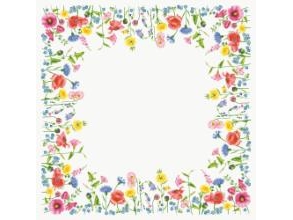 Tischtuch Bio Dunicel Flowy Meadow 84 X 84 Cm Floret,5 Pk X 20 Pcs/Crt