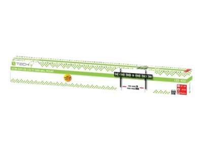 Techly - Beslag - Ultra-Slim - For Lcd Tv - Sort - Skærmstørrelse: 42"-80" - Vægmonterbar