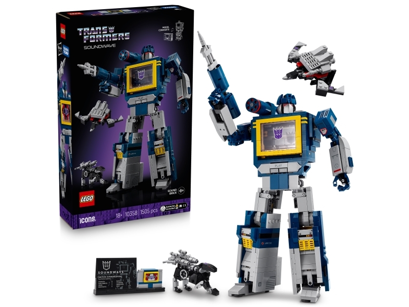 LEGO Icons 10358 Transformers: Soundwave | LEGO® - LEGO® teman D-I - LEGO-ikoner | GameStuff