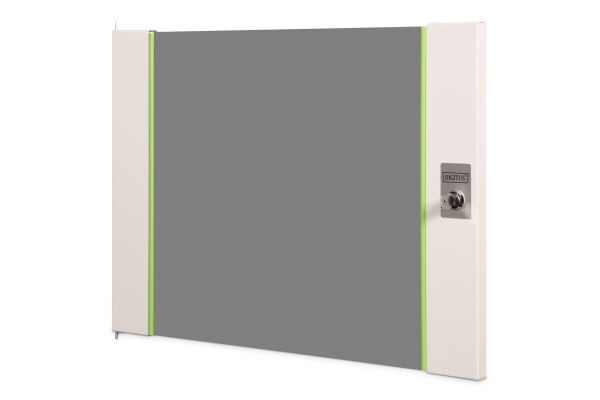 Digitus Dn-19 D-09-U, Dør, Glas, Metal, Grå, 1 Stk, 2 Kg