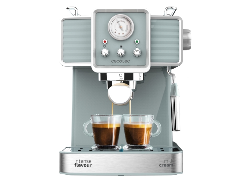 Cecotec Power Espresso 20 Tradizionale, Espressomaschine, 1,5 L, 1350 W, Edelstahl