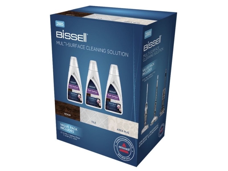 BISSELL Multi-Surface - Rengörare - vätska - flaska - 1 L - spring breeze - maskinklar - koncentrerat - vit (paket om 3) | Vitvaror - Dammsugare - Tillbehör till dammsugare | GameStuff