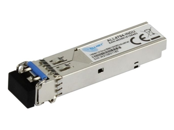 Allnet All4794-Indu, Fiberoptisk, 100 Mbit/S, Mini-Gbic/Sfp, Lc, Fx, 10000 M