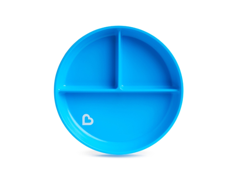 MUNCHKIN 3 skyrių lėkštė limpančiu dugnu, 1 vnt.