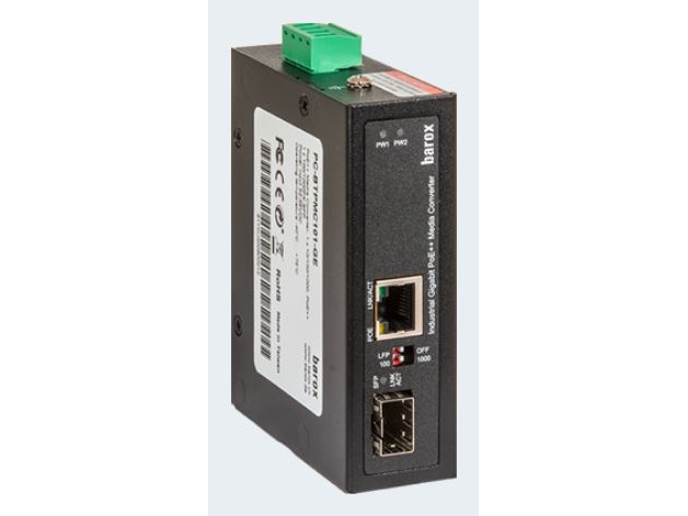 Barox Pc-Btpmc101-Ge, 1000 Mbit/S, 1000Base-Tx, 1000Base-Fx, Schwarz, 32 Mm, 82 Mm