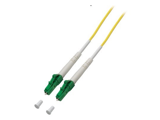 Lichtwellenleiter-Patchkabel Lc-Apc/Lc-Apc Simplex G652d, 9/125Μm Os2 Gelb 4,0M