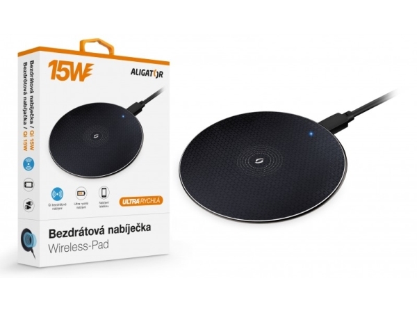 Aligator Chq003, Indendørs, Usb, Trådløs Opladning, Sort