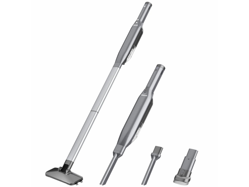 Salente HandyPlus, 2-i-1 stangstøvsuger, Poseløs, Sølv, Dry, HEPA, Bare gulv, Gulvtæppe, Hårdt gulv, Soft floor, Flise