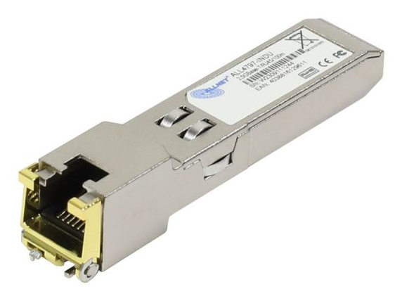 Allnet All4797-Indu, Kobber, 2500 Mbit/S, Mini-Gbic/Sfp, 100 M, 2.5 Gigabit Ethernet, 2.5Gbase