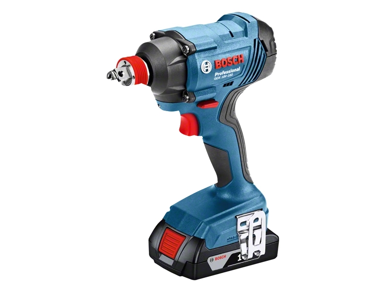 Bosch GDX 180-LI, Mutterdragare, Pistolhandtag, 1/2, Svart, Blå, 3600 RPM, 2800 RPM - SOLO