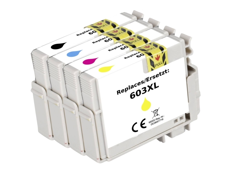 Renkforce Rf-5655902, Schwarz, Cyan, Magenta, Gelb, 4 Stück(E), 150 Seiten, 130 Seiten, Kombi-Packung