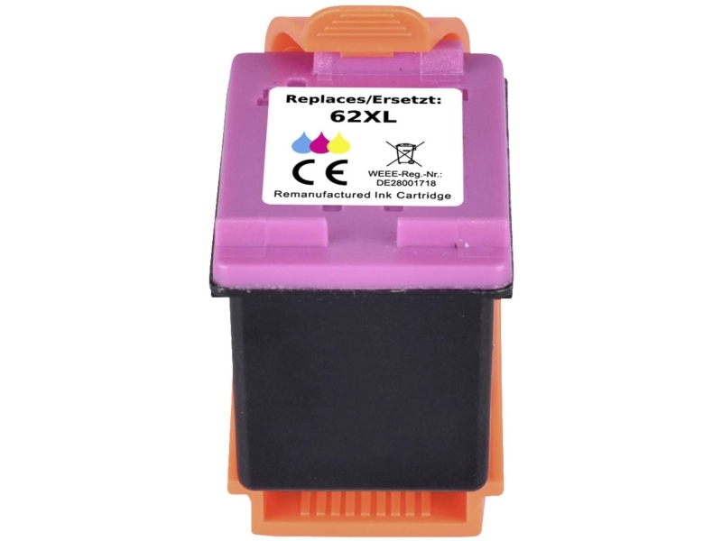 Renkforce Tinte Ersetzt Hp 62 Xl (C2p07ae) Kompatibel Cyan, Magenta, Gelb Rf-5679858